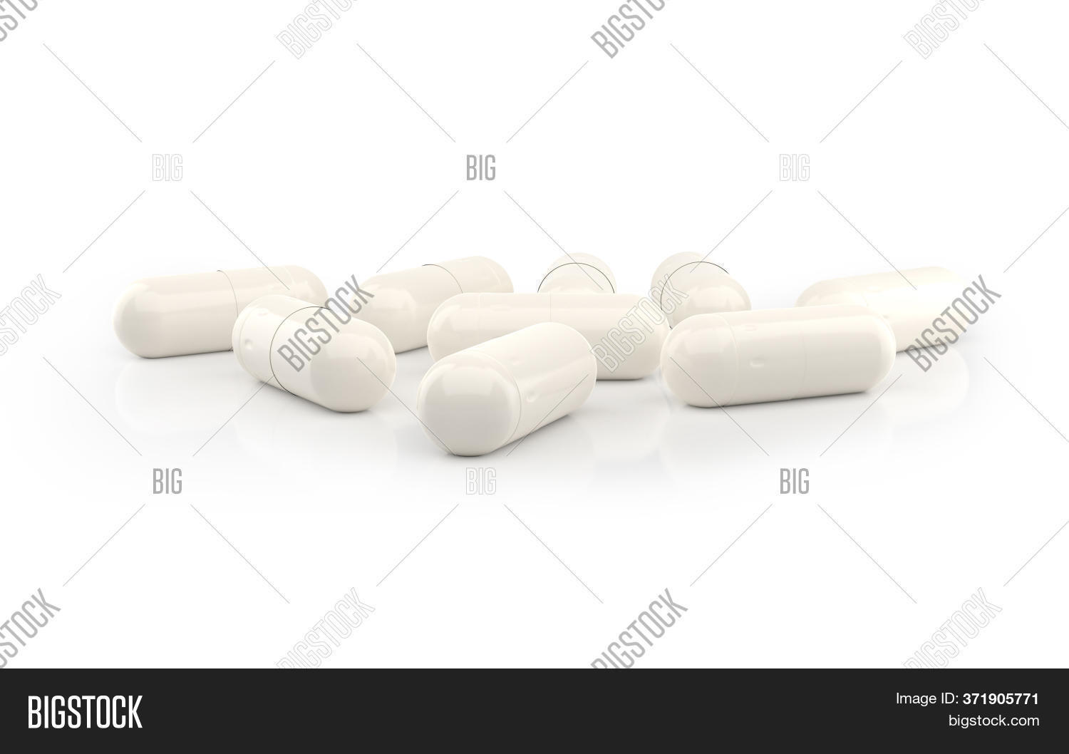 White Capsules Image & Photo (Free Trial) Bigstock
