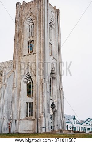 Cathedral Of Christ The King In Reykjavik On Iceland