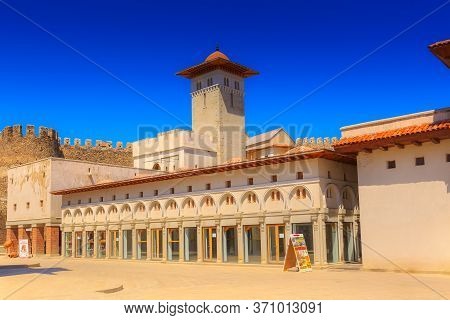 Akhaltsikhe, Georgia - April 27, 2017: View Of The Famous Rabat Or Rabati Fortress