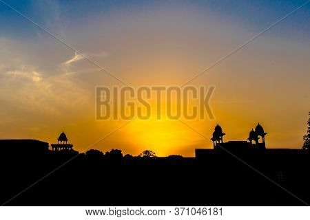 Fatehpur Sikri Fort Is A Town In The Agra District Of Uttar Pradesh, India. Buland Gate, Dadupura,