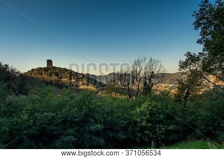 Ripafratta With The Fortress Of San Paolino Stands On The Banks Of The Serchio River, In The Municip