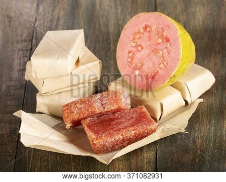 Traditional Colombian Sweet From The Velez Town In Santander Called Bocadillo - Psidium Guajava