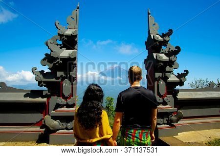 Telaga Sawang Temple In Penataran Lempuyang - Bali - Indonesia