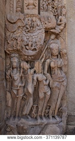 Gwalior, Madhya Pradesh/india : March 15, 2020 - Exterior Of Sas Bahu Temple In Gwalior Fort