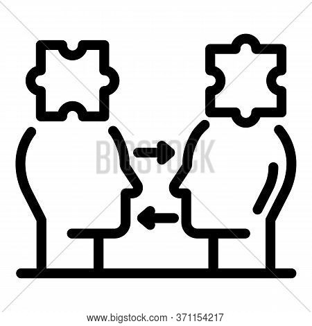 Sales Force Icon. Outline Sales Force Vector Icon For Web Design Isolated On White Background