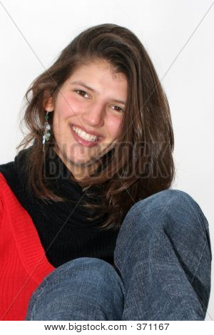 Lady sourires