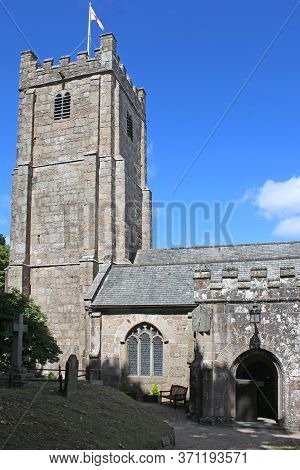 Exterior Of Chagford Church In Dartmoor, Devon