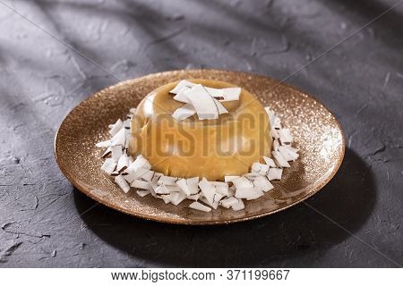 Natilla Traditional Colombian Food - Text Space