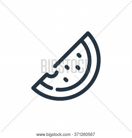 Watermelon Vector Icon. Watermelon Editable Stroke. Watermelon Linear Symbol For Use On Web And Mobi
