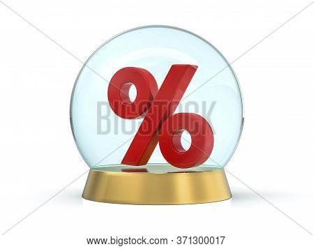 Seasonal Sales Background With Percent Discount Pattern. 3d
