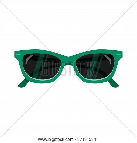 Sunglass Vector Icon.cartoon Vector Icon Isolated On White Background Sunglass.