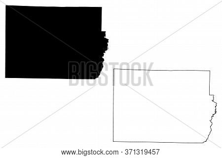 Perry County, Illinois (u.s. County, United States Of America, Usa, U.s., Us) Map Vector Illustratio