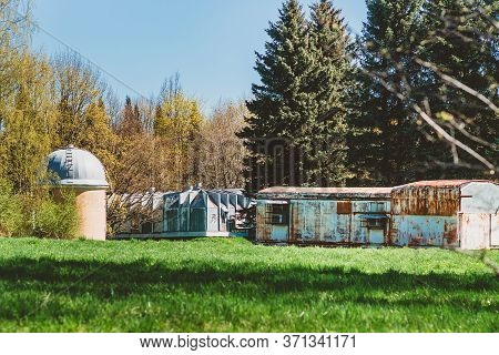 Abandoned Premises Of The Research Center. Astronomical Observatory Of The Academy Of Sciences