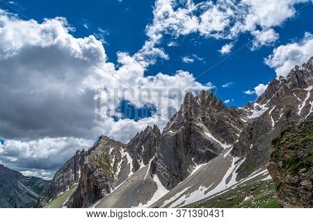 The Mountains Of The Maira Valley In Southern Piedmont