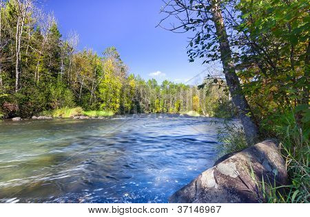 Namekagon River i nærheden af Hayward, Wisconsin