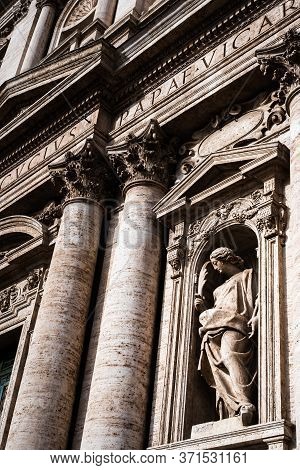 Facade Of Chiesa Di Santa Susanna Alle Terme Di Diocleziano In Rome, Italy