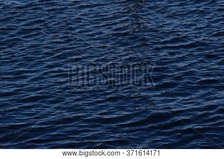 Deep, Dark And Mysterious Open Waters. Background Concept For Marine, Ocean And Fresh Themes.