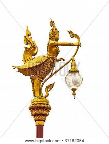 Halv-bird lampe