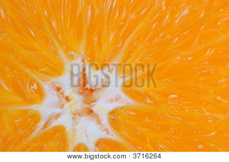 Fetta di frutta arancione per natura sfondo