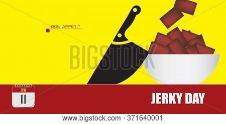 Post Card For Event June Day Jerky Day
