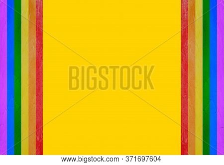 Lgbt Background With A Copy Of The Space. Rainbow Of Love Concept. Human Rights And Tolerance. Same-