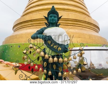 Golden Mountain (phu Khao Tong) Bangkok Thailand-28 November 2018:the Construction Began At The Smal