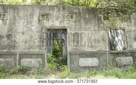 Armero, Colombia - November 08, 2016. Ruins Of The Armero Tragedy. It Was A Natural Disaster Resulti
