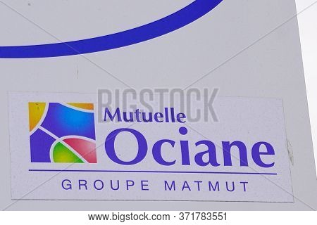 Bordeaux , Aquitaine / France - 05 12 2020 : Mutuelle Ociane Groupe Matmut French Mutual Sign Store 