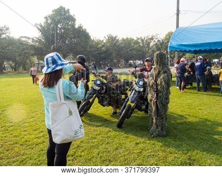 Royal Thai Air Force Don Muang Bangkok Thailand-12 January 2019:national Children's Day. On Don Muan