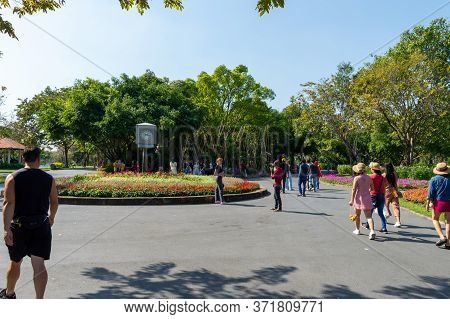 Bangkok Thailand-30 December 2019:suan Luang Rama Ix Also Referred To As (king) Rama Ix Park,is A Pu