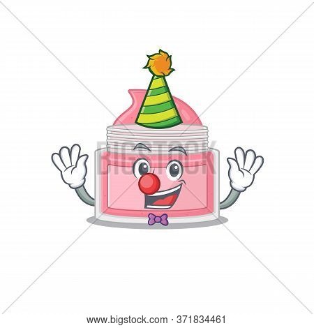 Friendly Clown Body Srub Mascot Design Concept
