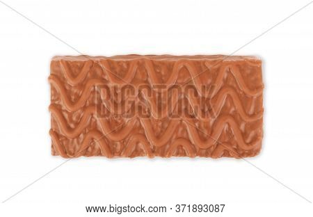 Milk Chocolate On White Background Studio, Eat, Slice, Background, Stress, Nutrition, Sweet,