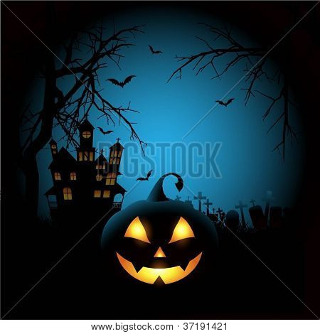 Strašidelný Halloween pozadí
