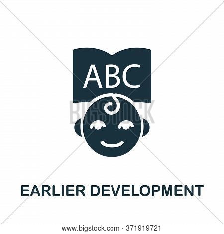 Earlier Development Icon. Simple Element From Child Development Collection. Creative Earlier Develop