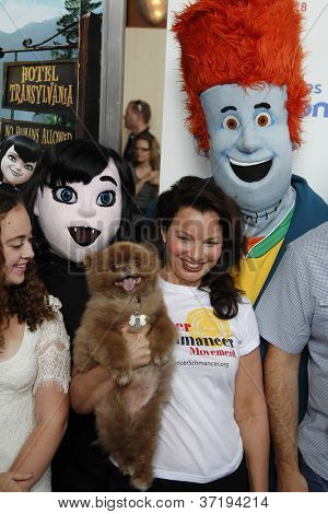 LOS ANGELES - SEP 22: Fran Drescher na promítání Columbia Pictures a Sony obrázky Animati