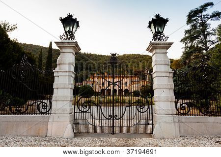 Rodengo Saiano (brescia, Lombardie, Itálie): Villa Fenaroli, starobylé paláce s Park