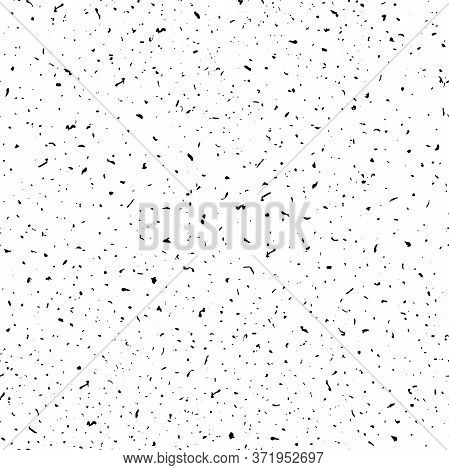 Scattered Tea Leaves Texture Vector Seamless Pattern.