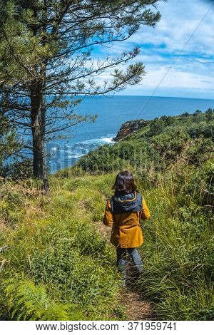 Monte Ulia In The City Of San Sebastián, Basque Country. Visit The Hidden Cove Of The City Called Il