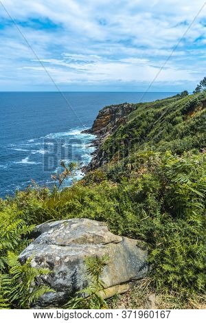 Monte Ulia In The City Of San Sebastián, Basque Country. Visit The Hidden Cove Of The City Called Il