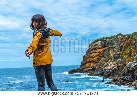 Monte Ulia In The City Of San Sebastián, Basque Country. Visit The Hidden Cove Of The City Called Il