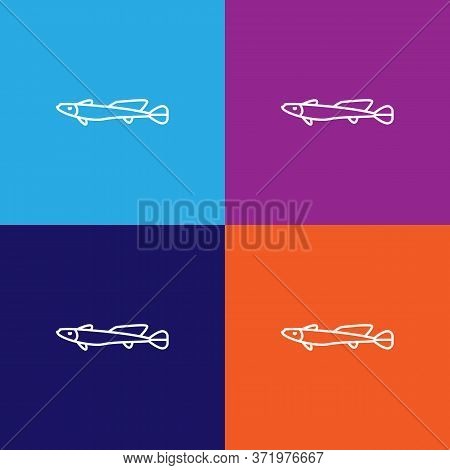 Seafood, Haddock Icon. Element Of Asian Cuisine Illustration. One Of The Collection Icons For Websit