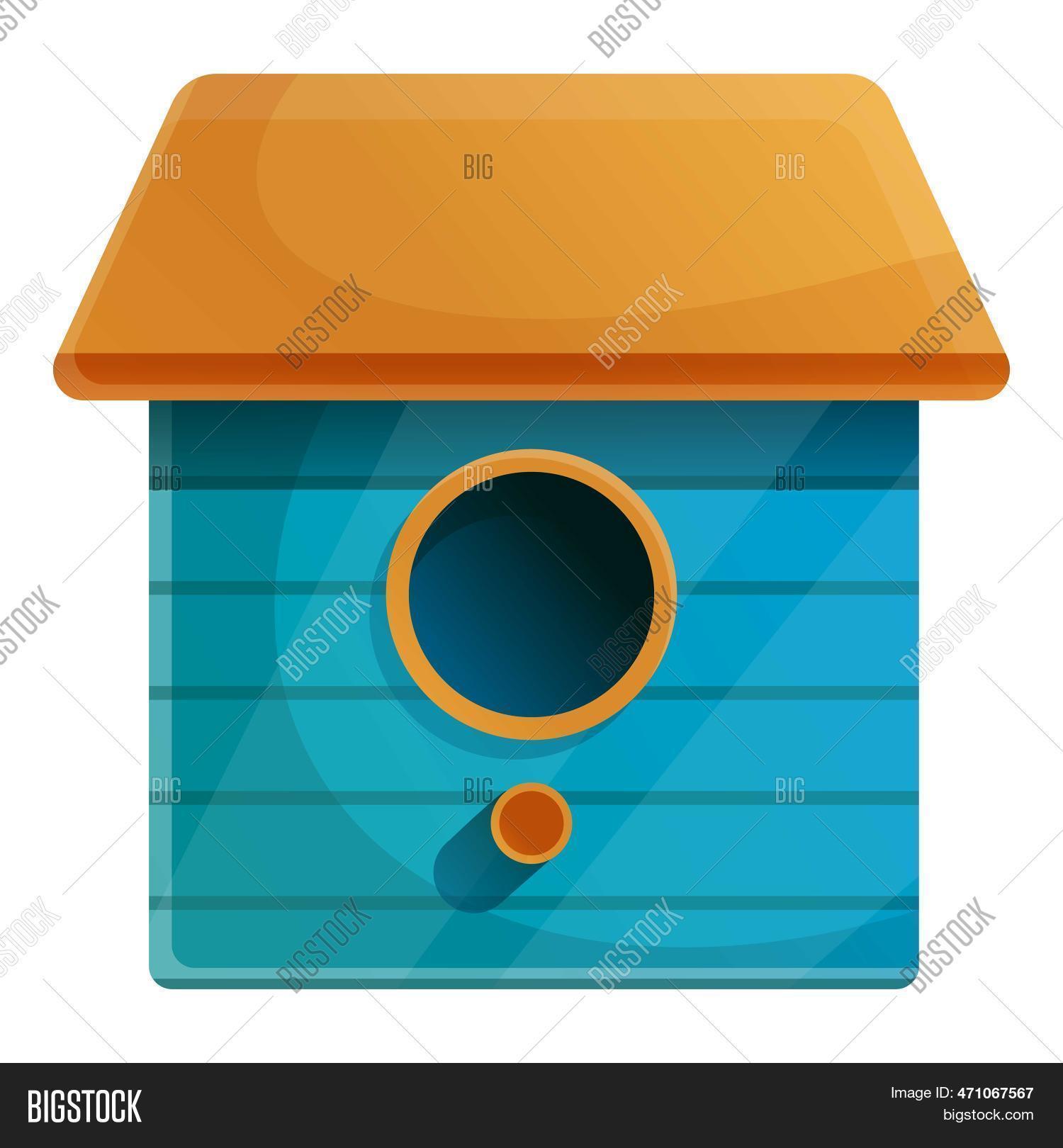 Blue Bird House Icon. Image & Photo (Free Trial) | Bigstock