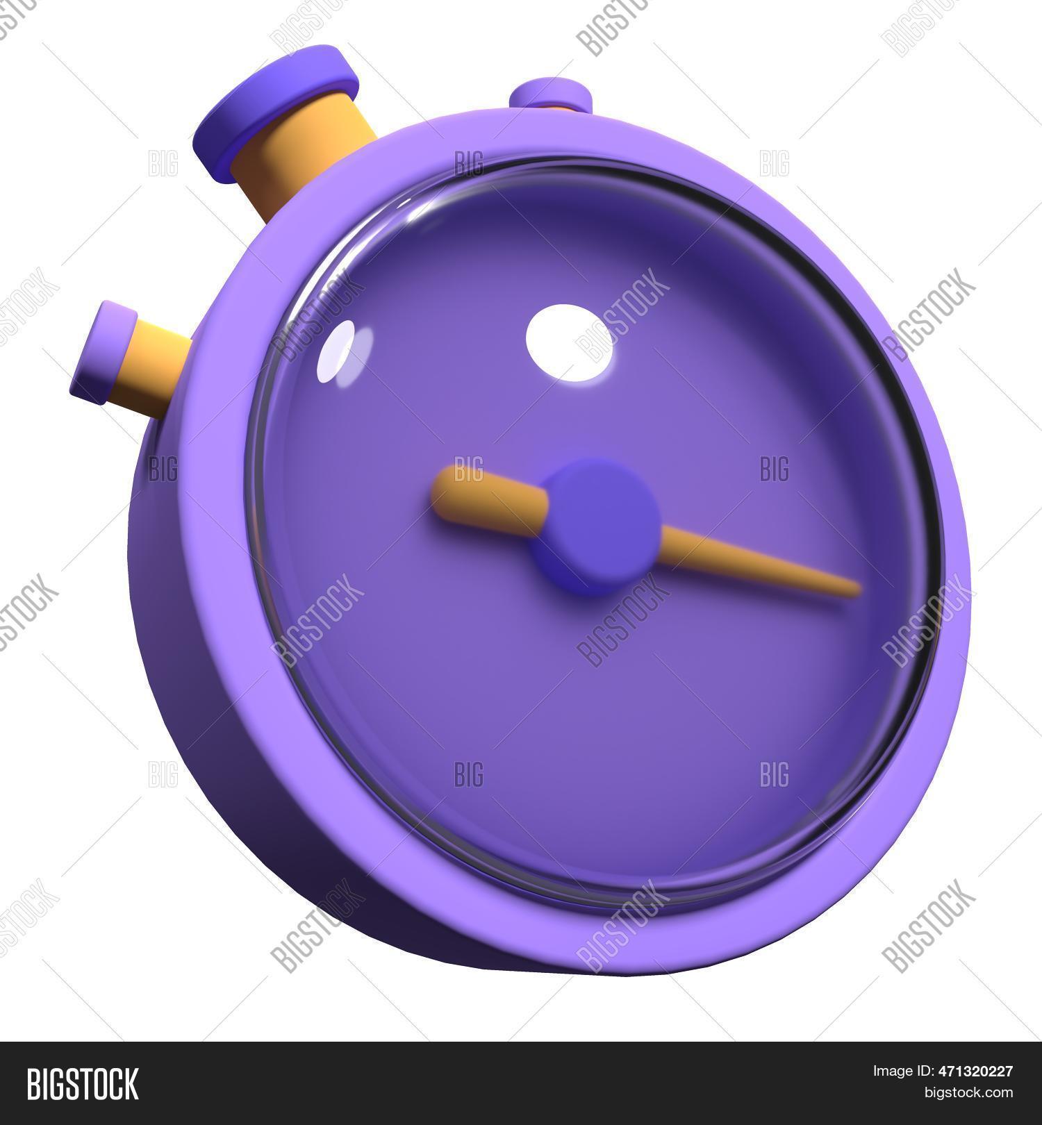 Stopwatch Button. 3d Image & Photo (Free Trial) Bigstock