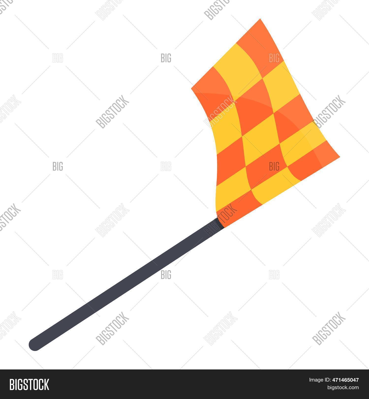 Referee Flag Icon. Image & Photo (Free Trial) | Bigstock