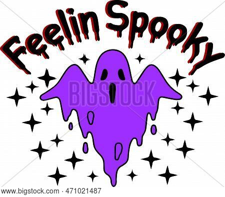 Feelin' Spooky Fun Halloween Tee ,cute Spiderweb Shirt