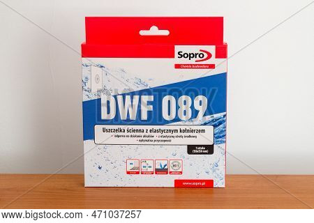 Pruszcz Gdanski, Poland - October 25, 2022: Sopro Dwf 089 Wall Seal For Waterproofing.