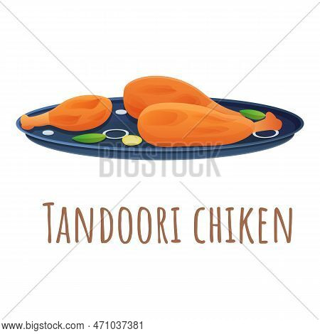 Tandoori Chiken Icon. Cartoon Of Tandoori Chiken Icon For Web Design Isolated On White Background