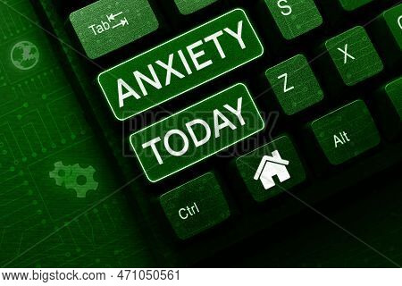 Sign Displaying Anxiety. Business Approach Excessive Uneasiness And Apprehension Panic Attack Syndro