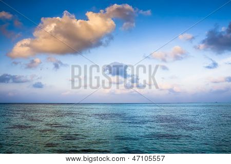 Solopgangen Over havet