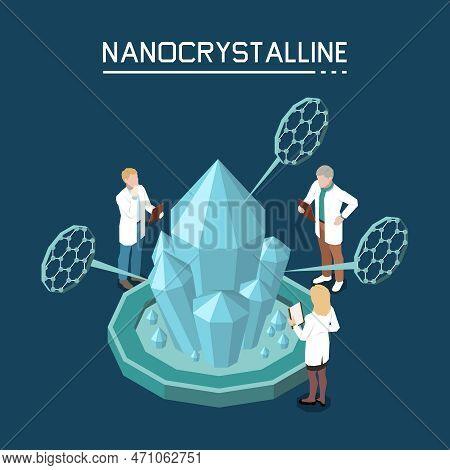 Non Classical Crystal Growth Using Nano Crystalline Based On Nanoparticles Isometric Composition Wit